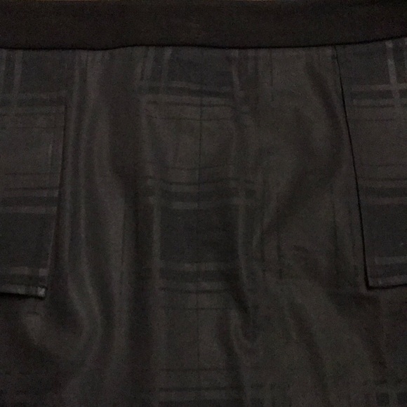 Tibi Black Check Mini Skirt, Size 4 - Picture 6 of 8